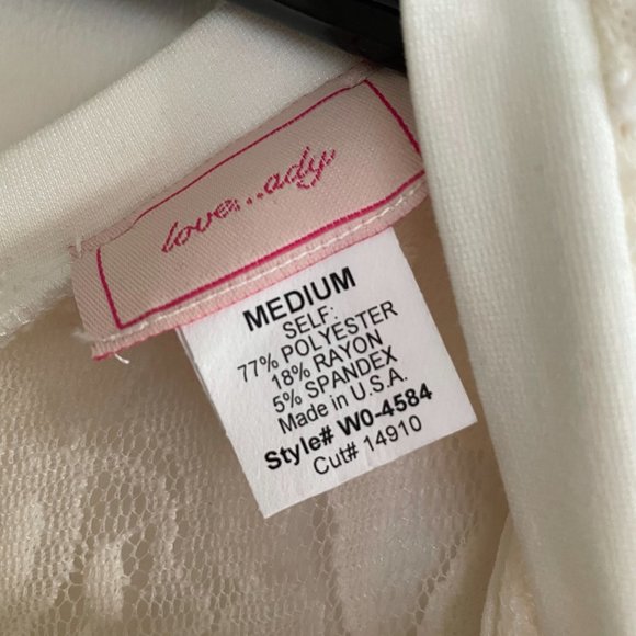 NWOT Love...Ady Lace Fit & Flare Dress White - Picture 2 of 9